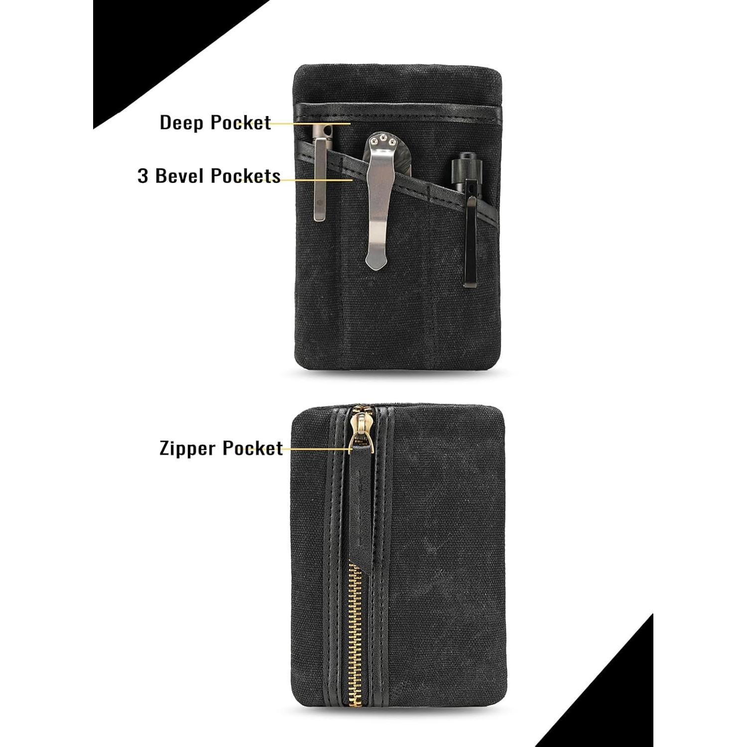 Organizador EDC Compacto Sayram de Lona Impermeable 15.5x10.8cm