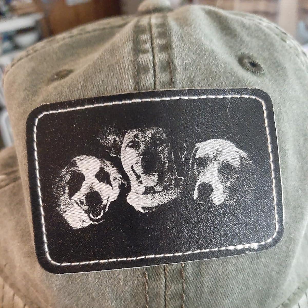 Parche de Cuero Sintético Negro TWIG 30 Pcs 7.62x5.08 cm