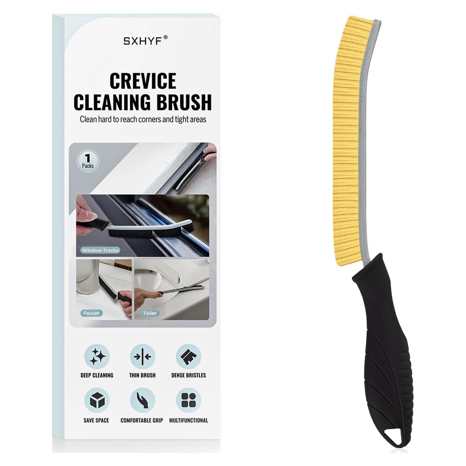 Cepillo de limpieza SXhyf S1110 - Cerdas duras, mango antideslizante