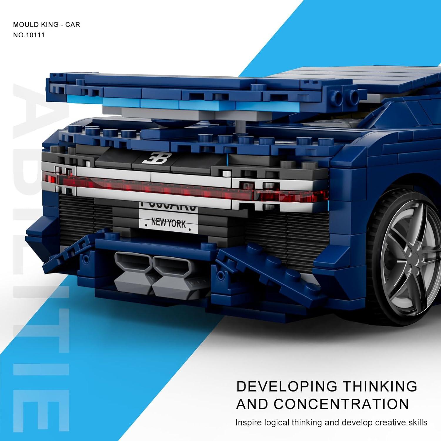 Mould King Coche Deportivo 10111 1222 Piezas Construcción