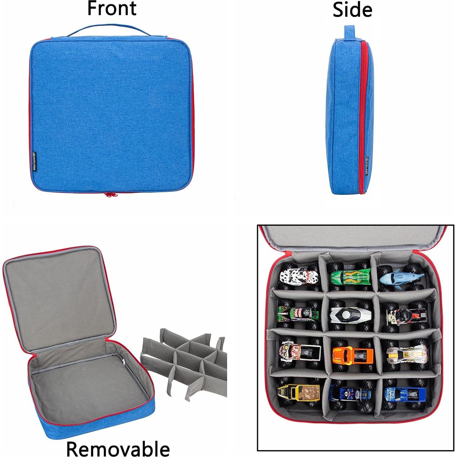 KISLANE Funda para 12 Camiones Monster Jam - Azul