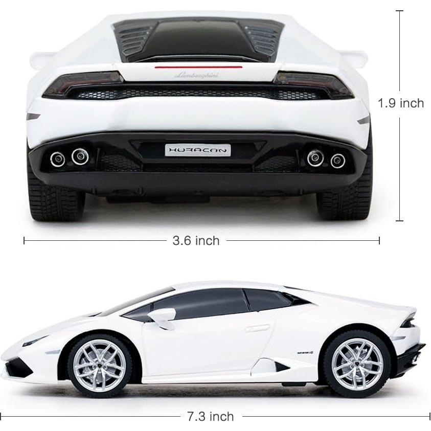 Coche RC Rastar Lamborghini HURACÁN 1/24 Blanco