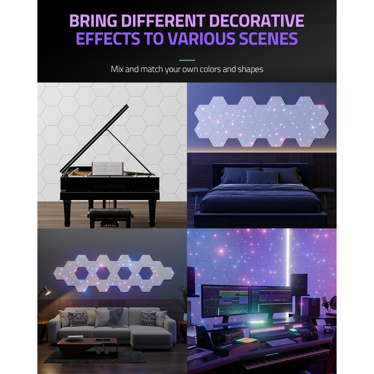 Paneles Acústicos Autoadhesivos ZenSonic 12 Piezas 30.48x25.4cm