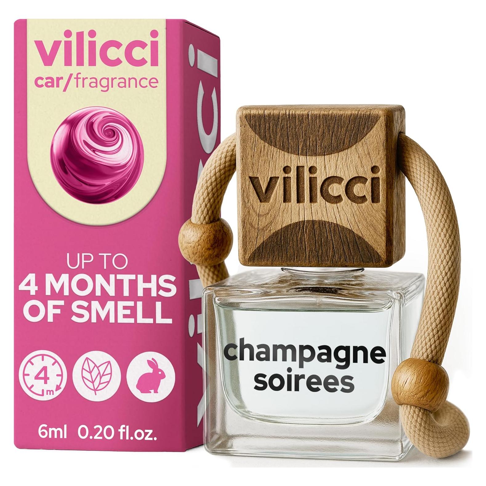 Ambientador de Auto Vilicci Champagne y Soirée - 5.9 ml