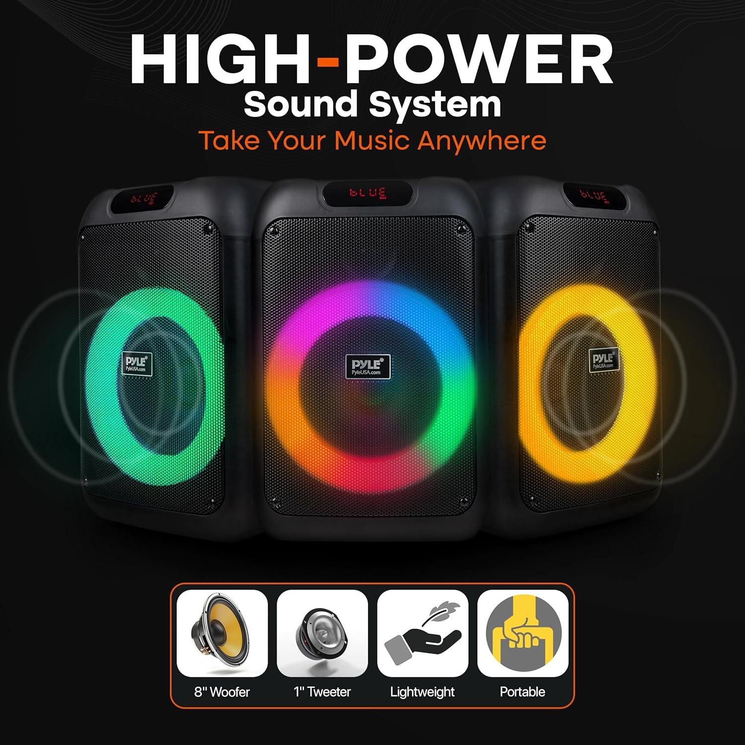 Altavoz Bluetooth Pyle PPHP8496 - 100W Portátil para Fiestas