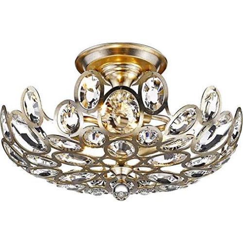 Lámpara de Techo Crystorama Sterling 3 Luces Crepúsculo Deteriorado