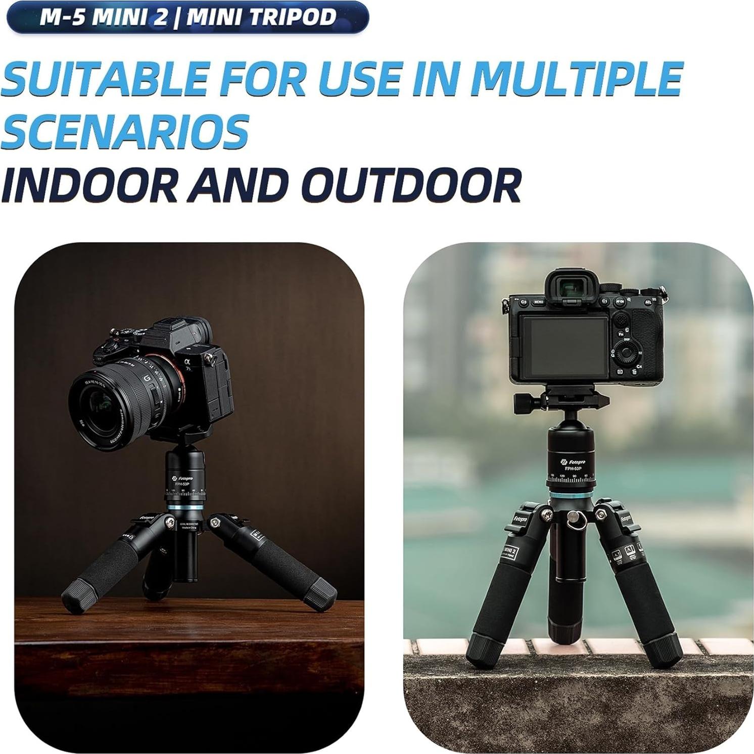 Mini Trípode Fotopro FY-810 Plegable 140 CM Negro