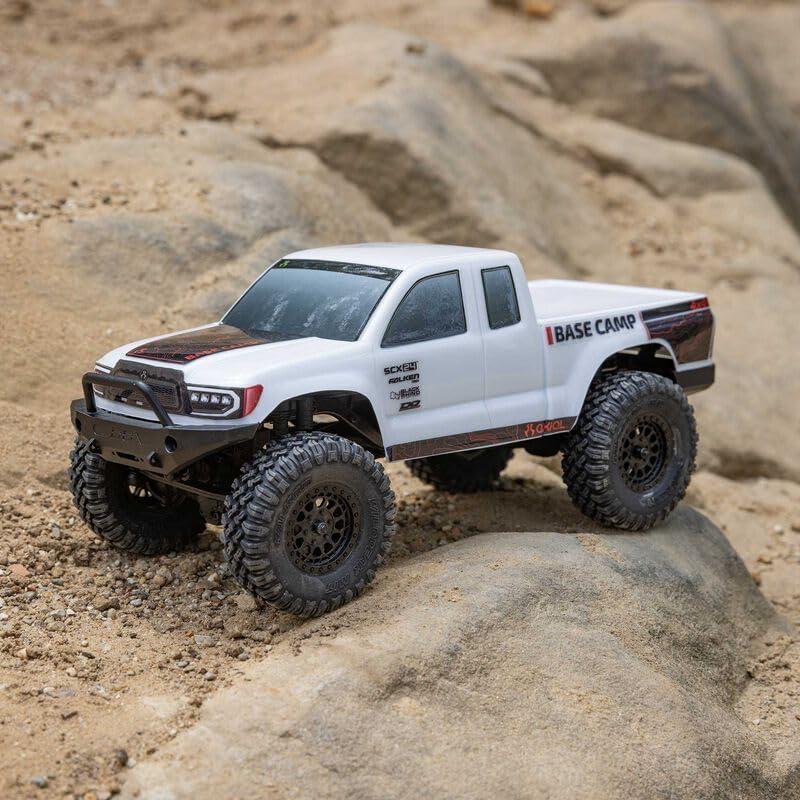 Axial SCX24 Base Camp 4WD Mini Crawler 1/24 Blanco