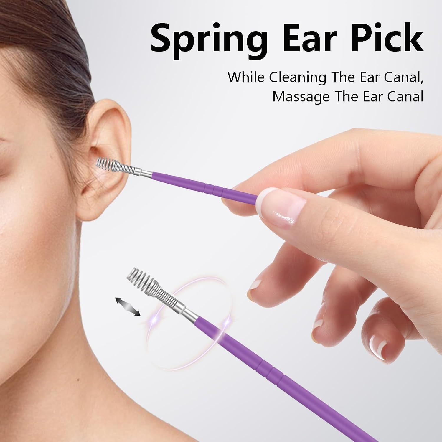 Kit Limpiador de Cera de Oído Mashaop con Estuche Portátil