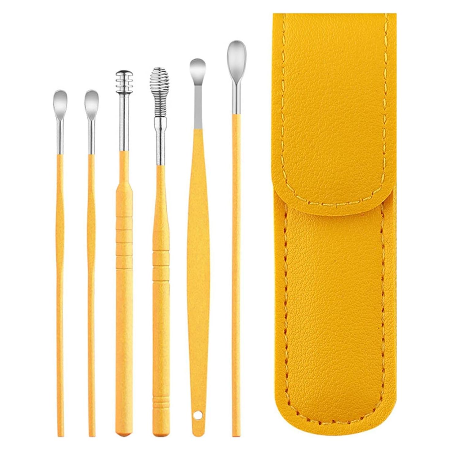 Juego de Limpiadores de Oído Mashaop con Estuche Portátil