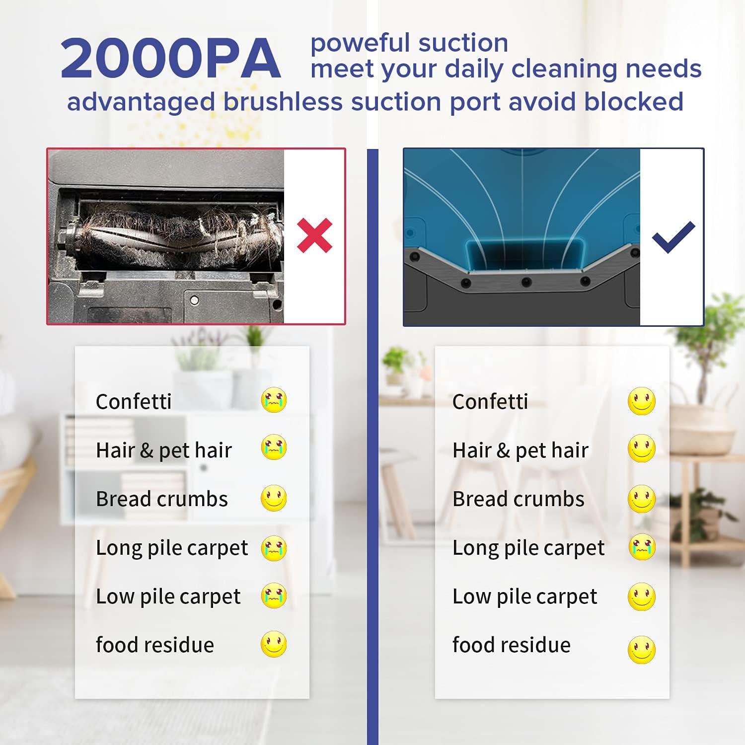 Aspiradora Robot OKP K3 Autocargable 2000Pa Control por Voz