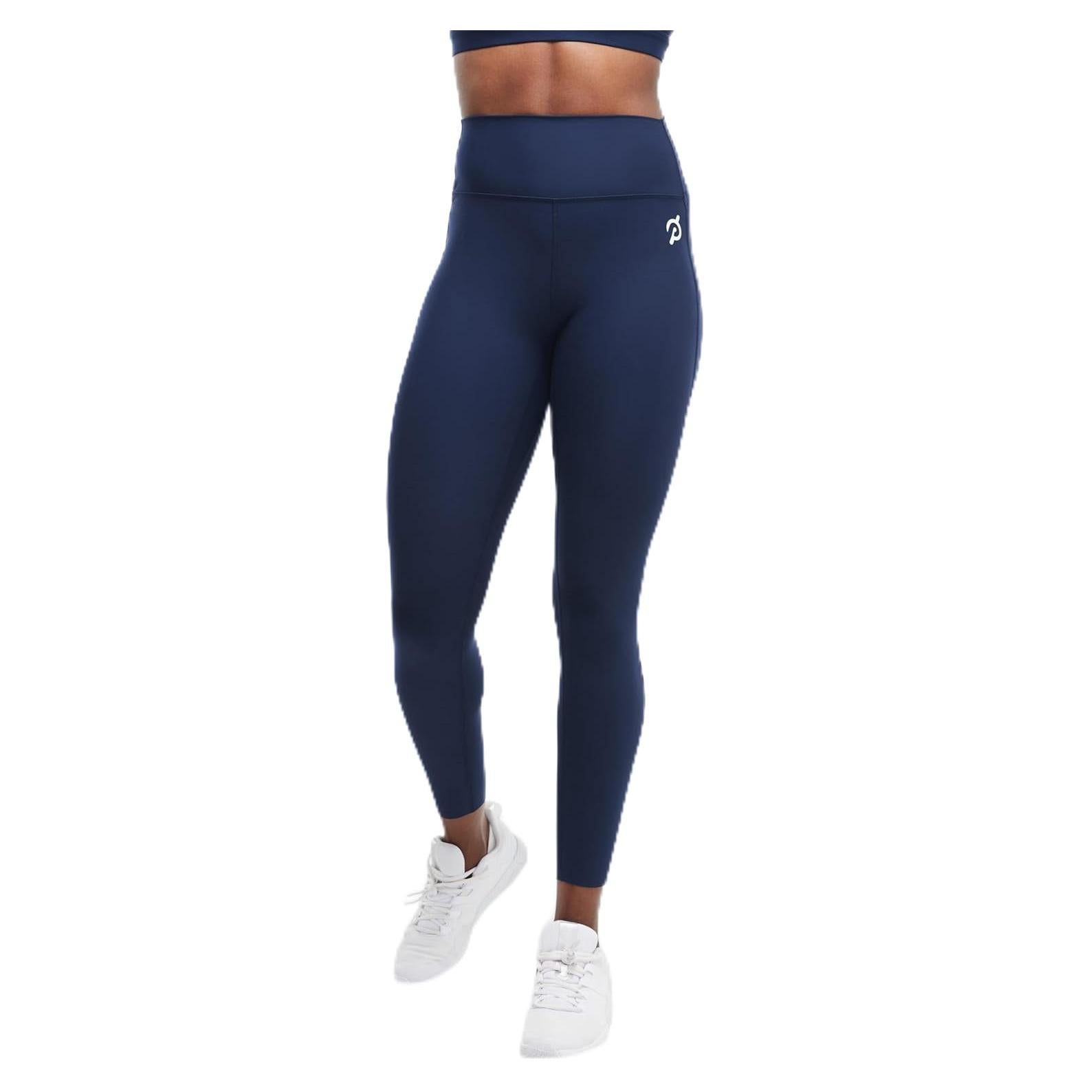Leggings de Cintura Alta con Bolsillo Peloton Mujer Azul Marino