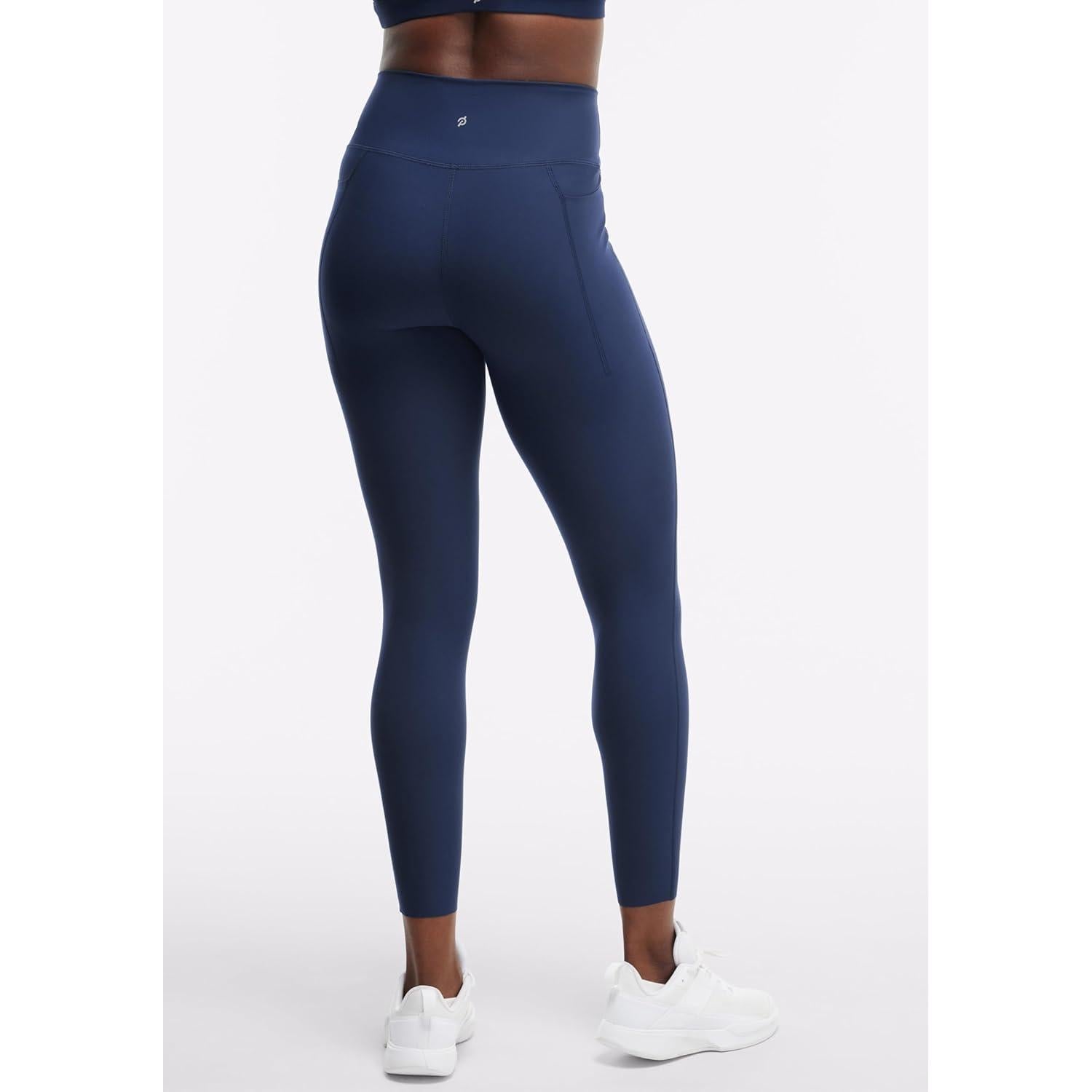 Leggings de Cintura Alta con Bolsillo Peloton Mujer Azul Marino