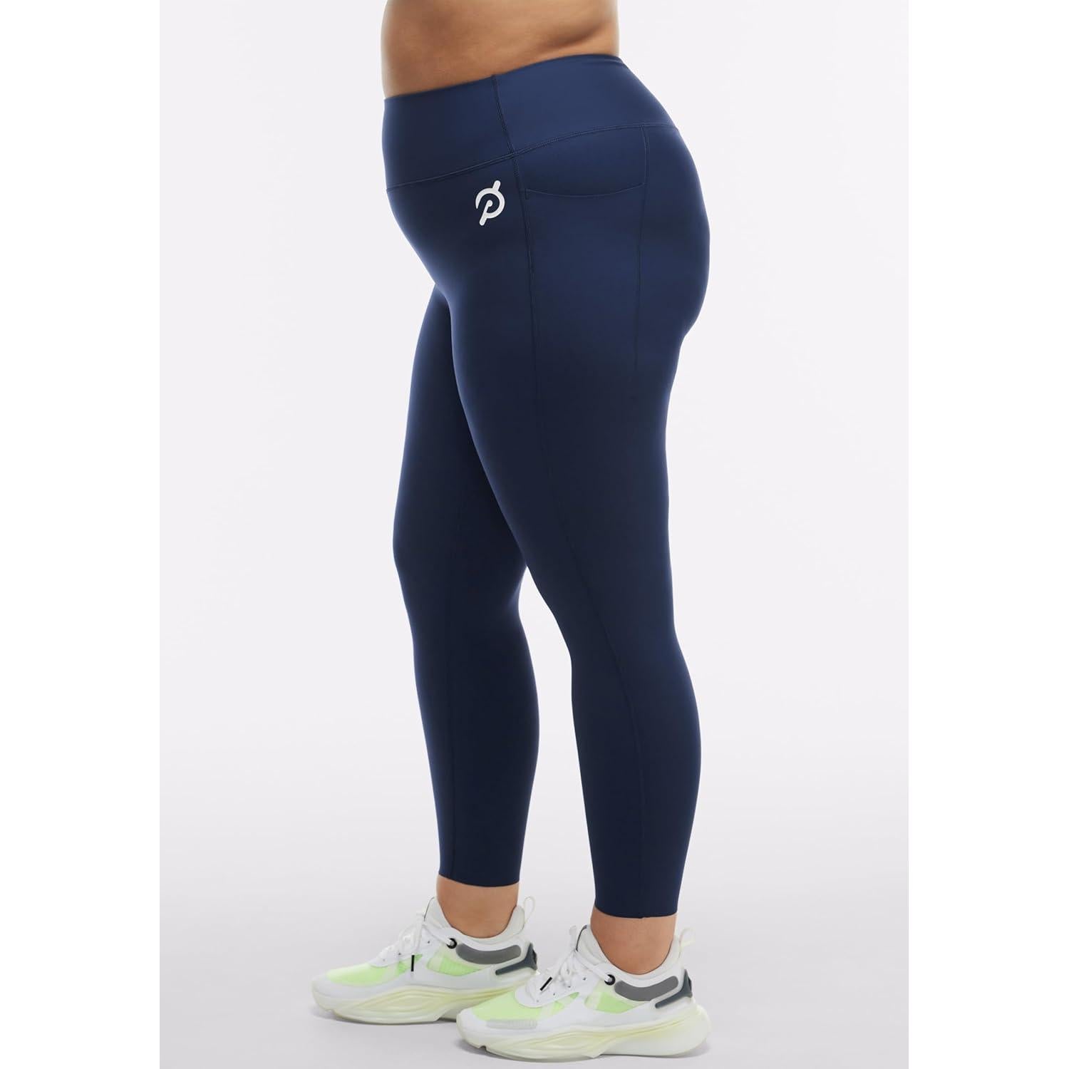 Leggings de Cintura Alta con Bolsillo Peloton Mujer Azul Marino