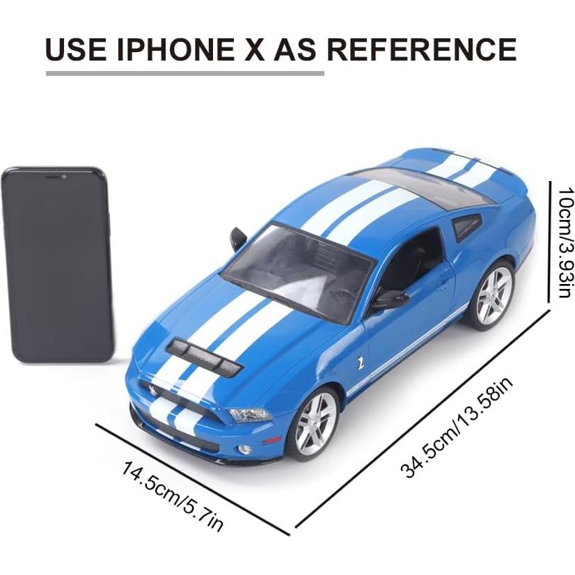 Coche RC Vinie Ford Mustang GT500 1:14 con Luces LED