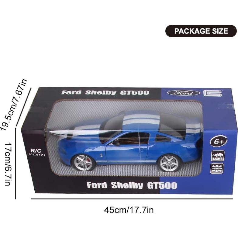 Coche RC Vinie Ford Mustang GT500 1:14 con Luces LED
