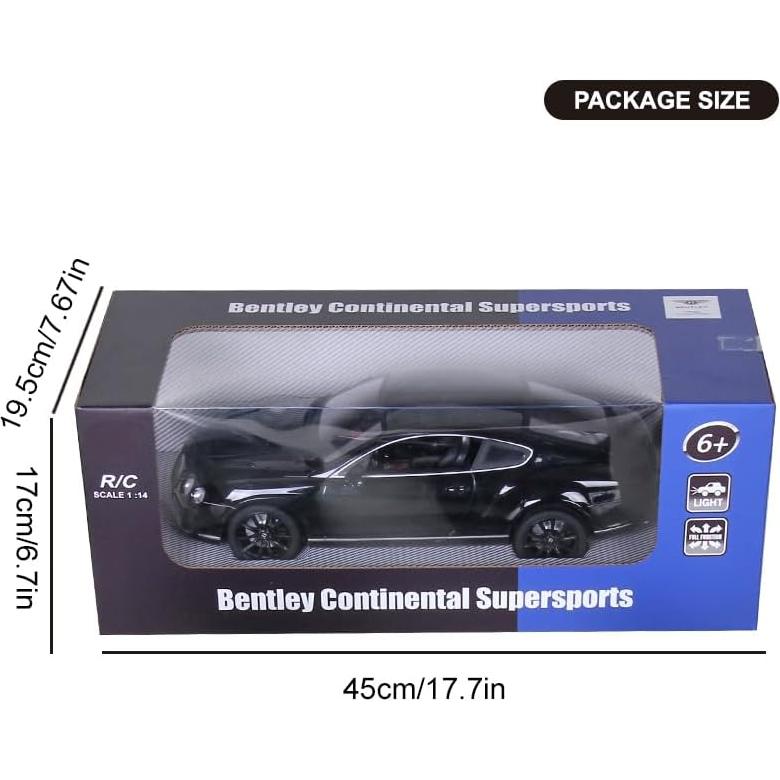 Coche RC Vinie Bentley GT Supersport 1:14 con Luces LED