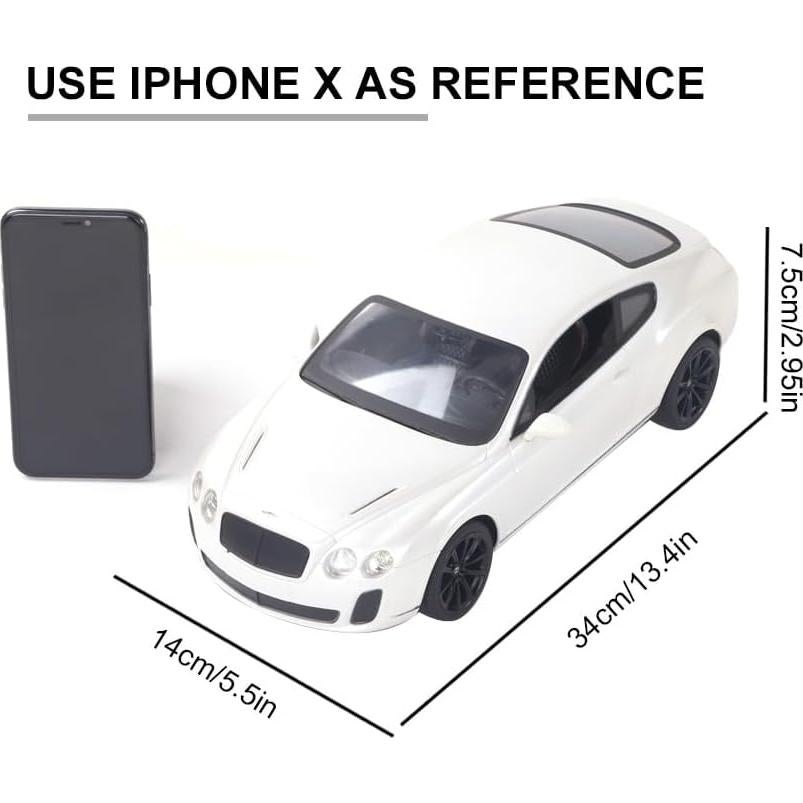 Coche RC Vinie Bentley GT Supersport 1:14 con LED