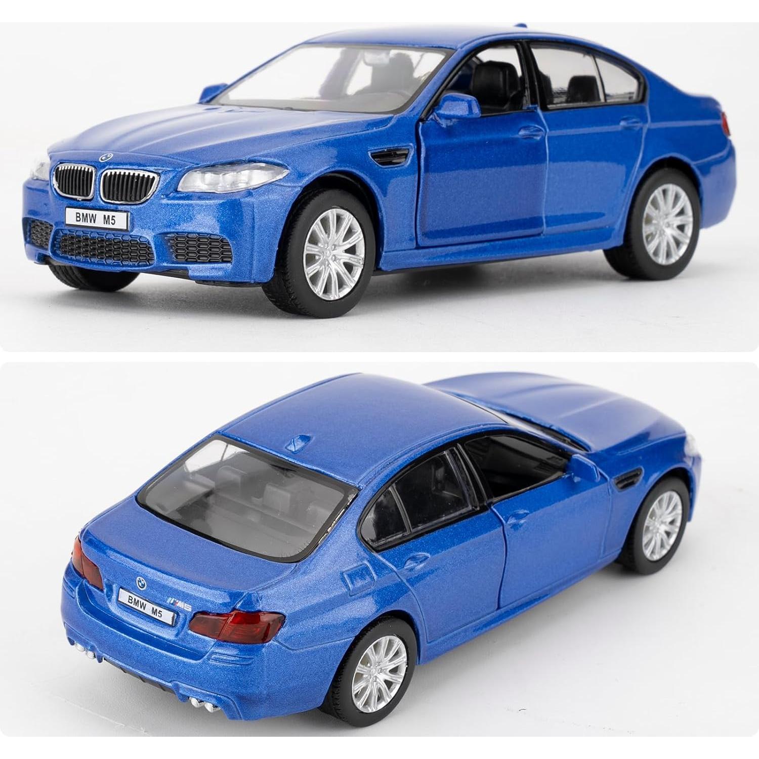 Coche Diecast BMW M5 1/36 RMZ City Azul con Retroceso