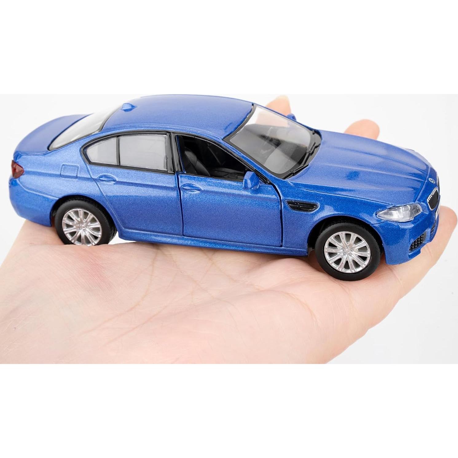 Coche Diecast BMW M5 1/36 RMZ City Azul con Retroceso