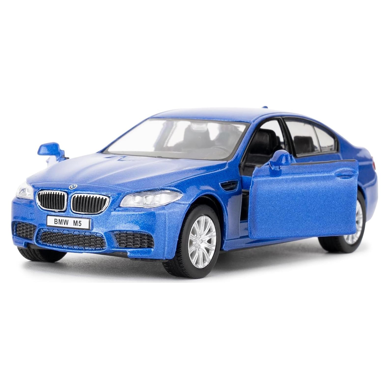 Coche Diecast 1/36 BMW M5 RMZ City Azul con Retroceso