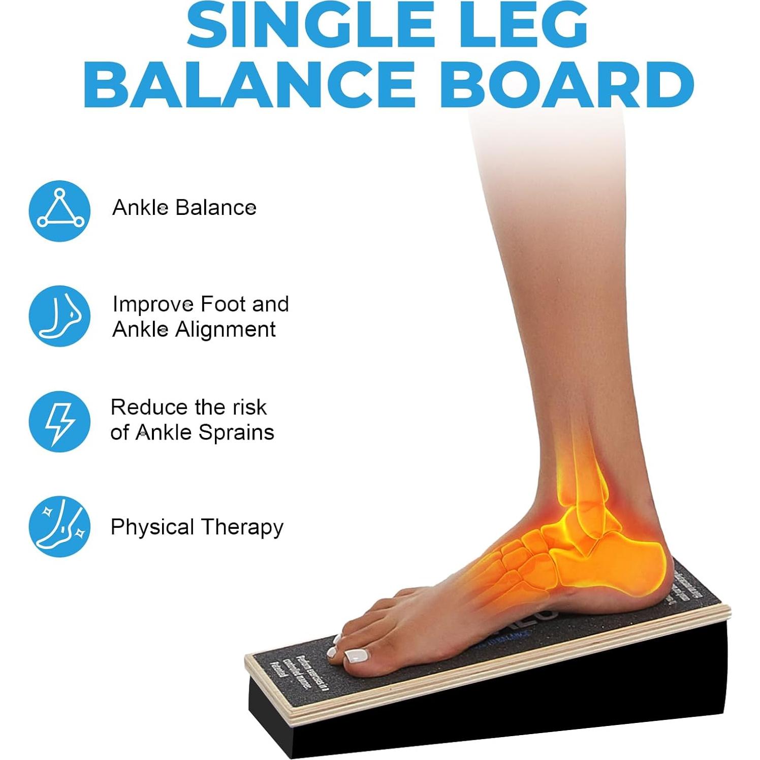 Tablero de Equilibrio ARCHAEUS para Rehabilitación y Estiramiento