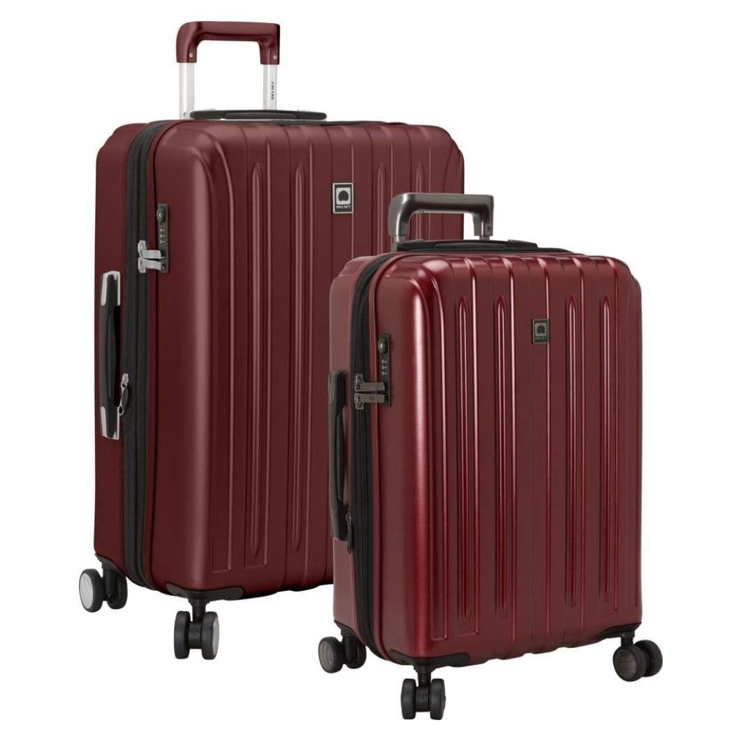 Conjunto de Equipaje Delsey Titanium 2 Piezas Cereza Negra