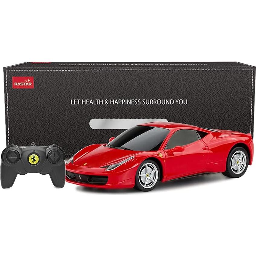 Coche RC Rastar Ferrari 458 Italia 1:24 Rojo Detallado