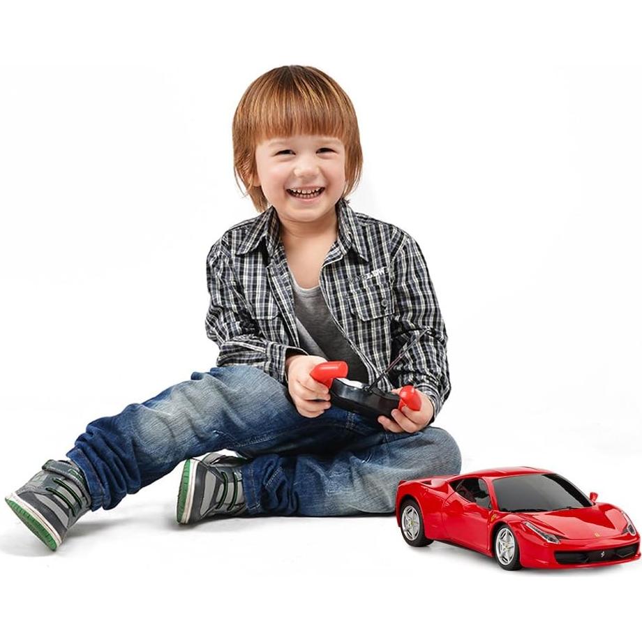 Coche RC Rastar Ferrari 458 Italia 1:24 Rojo Detallado