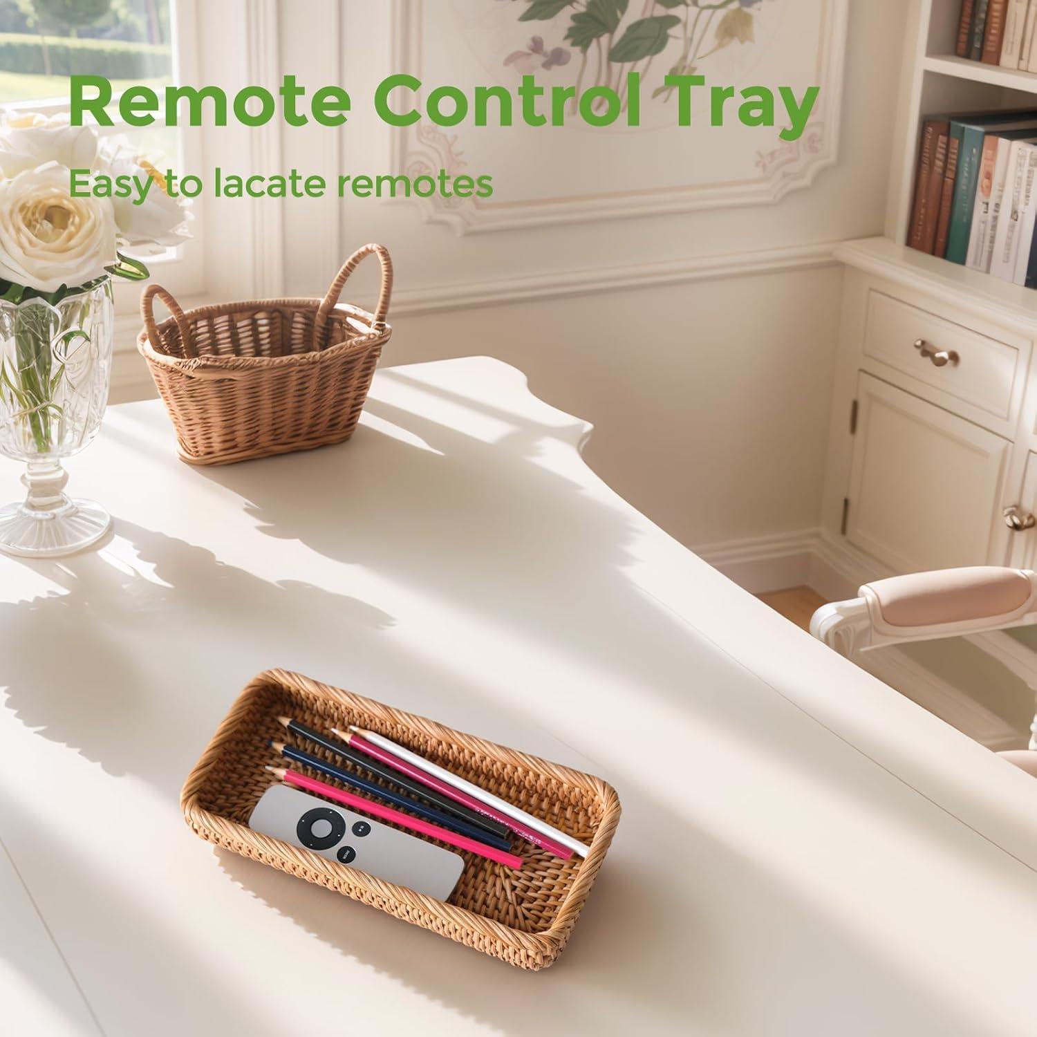 Bandeja de Mimbre Natural S310 Rectangular 25.4x12.95 cm