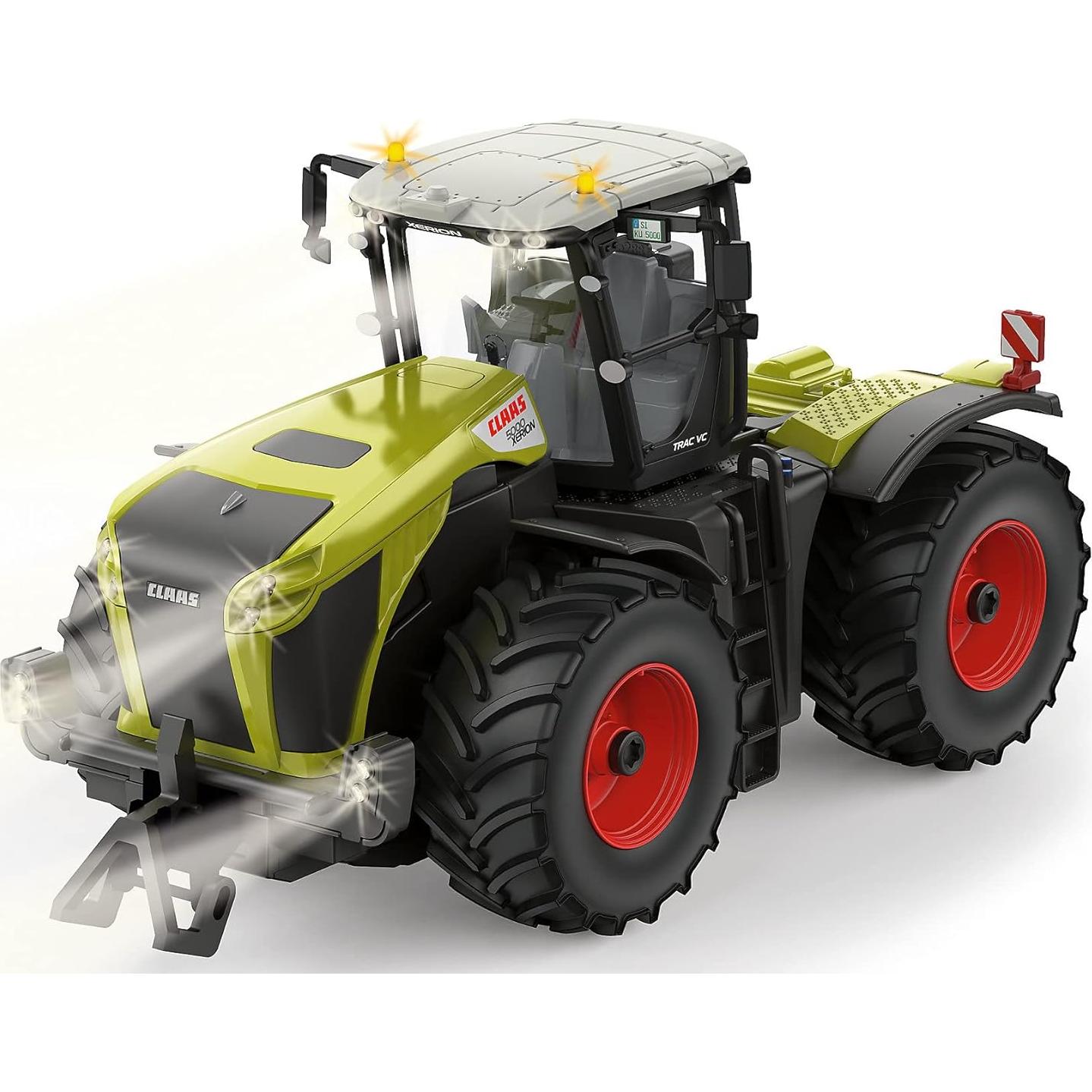 Tractor Claas Xerion 5000 TRAC VC SIKU 1:32 Verde