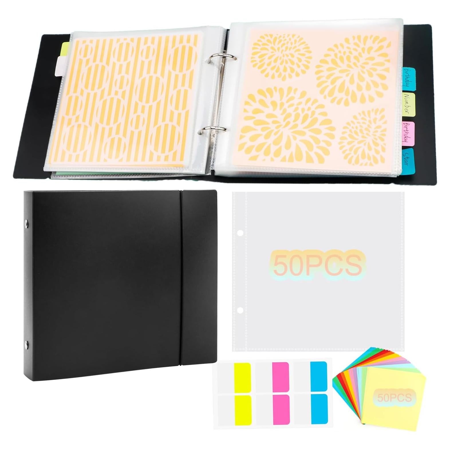 Carpeta de Almacenamiento de Plantillas de Galletas BAOFALI 6x6