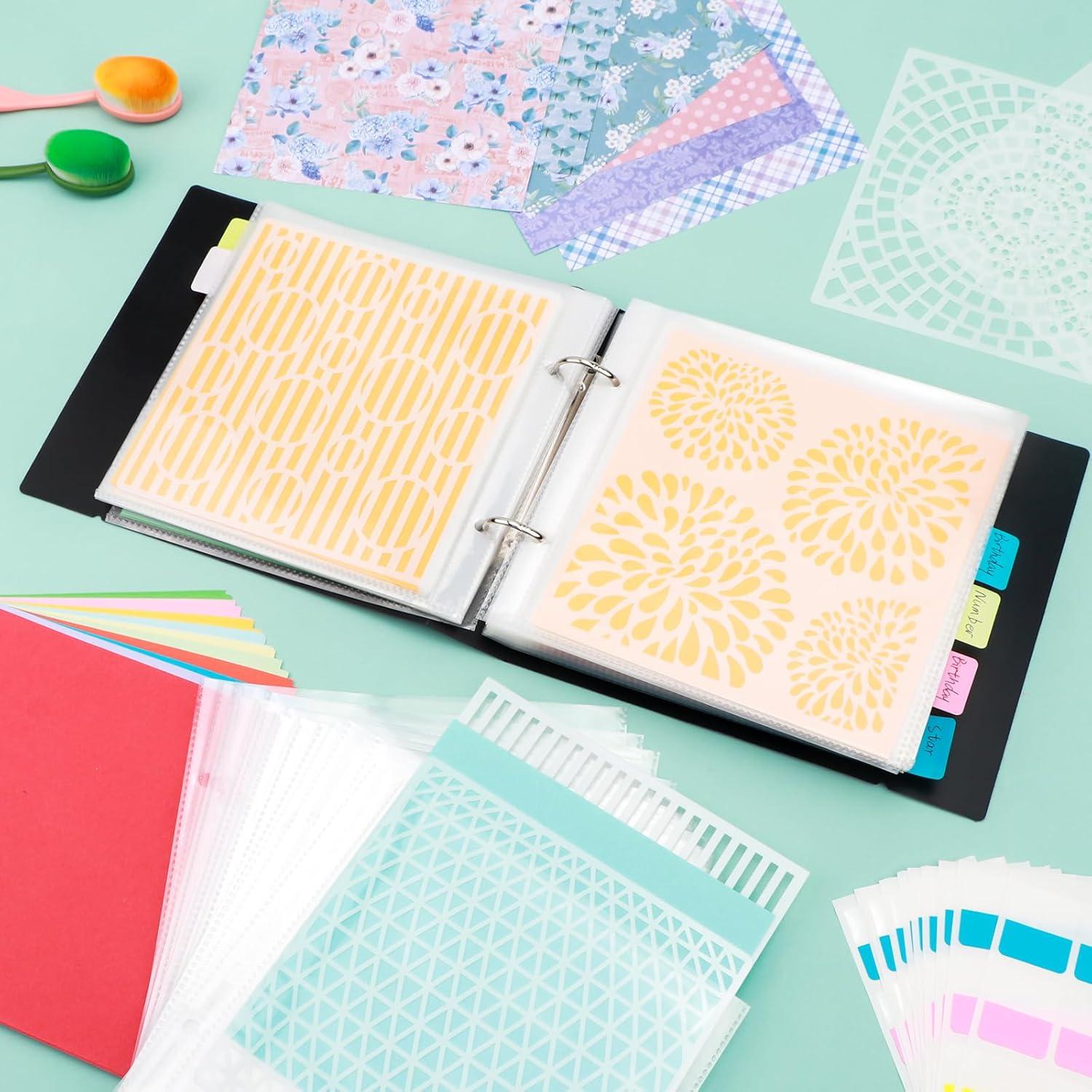 Carpeta de Almacenamiento de Plantillas de Galletas BAOFALI 6x6