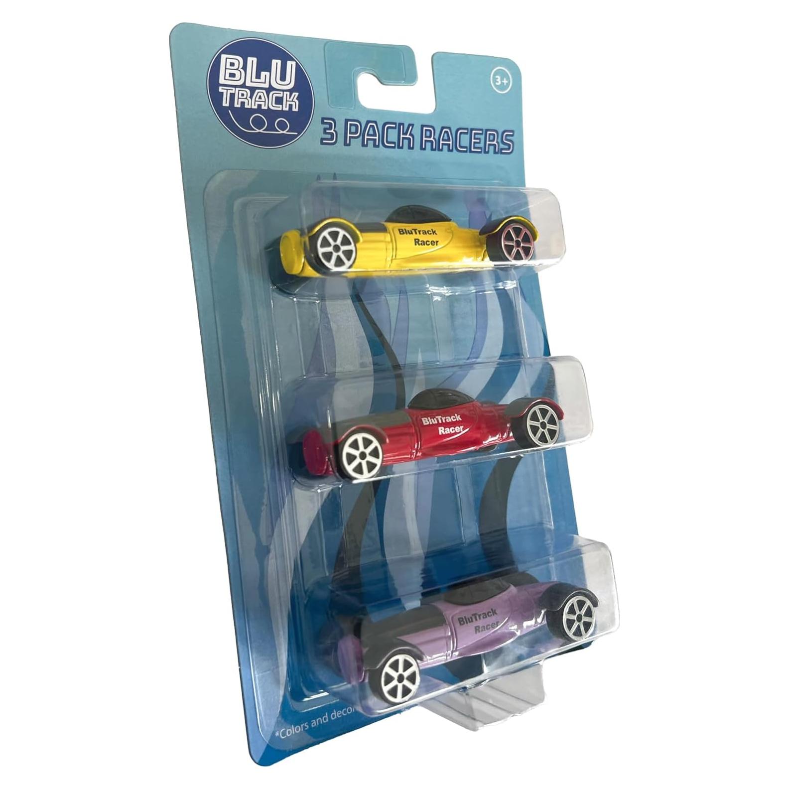 Racers BluTrack - Paquete de 3 Coches a Escala 1/64