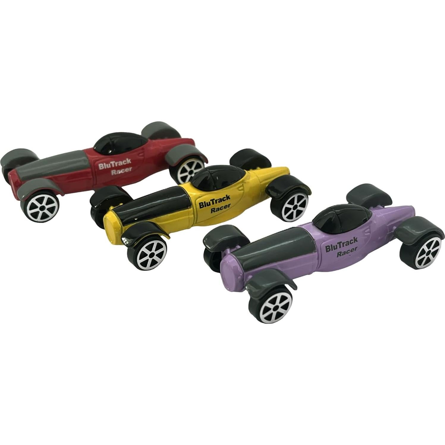 Racers BluTrack - Paquete de 3 Coches a Escala 1/64