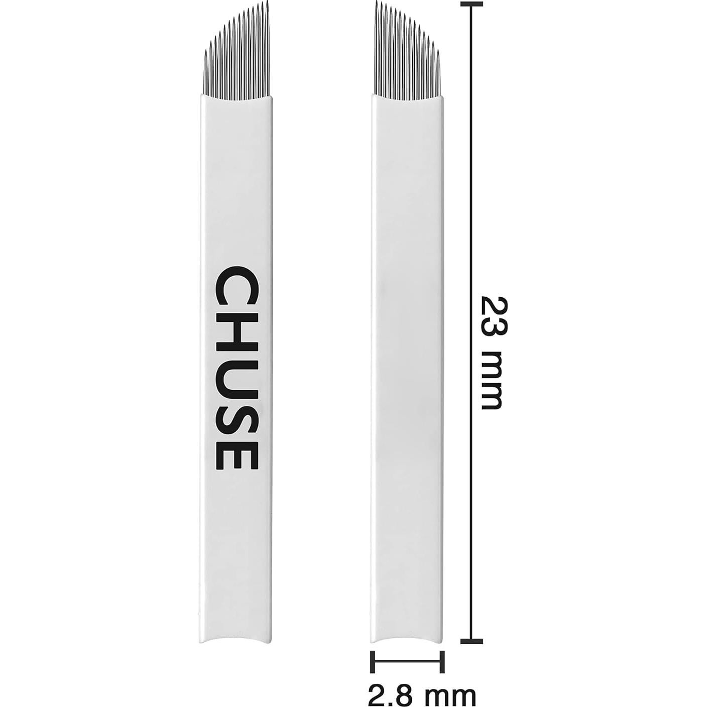 Microblades CHUSE 14 Curvado 0.18mm - 50 Piezas Estériles