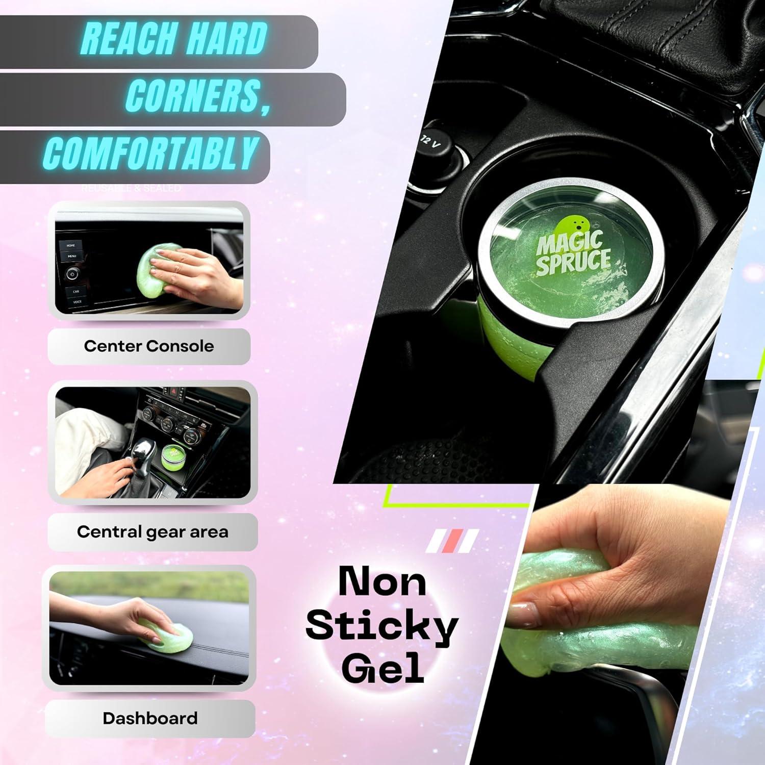 Gel de Limpieza Multifuncional ToysButty FruitySpruce Verde 140ml