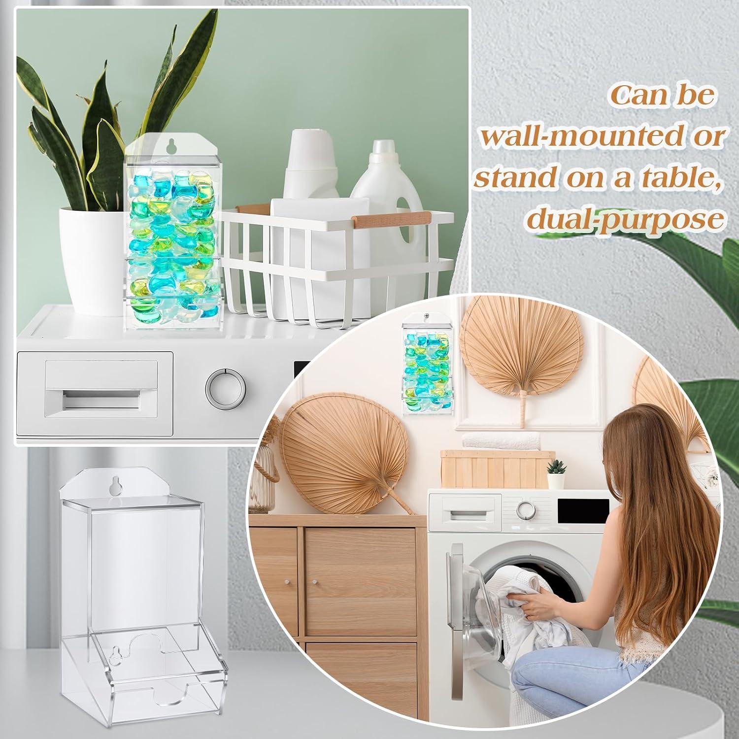 Contenedor de cápsulas de lavandería Weysat Acrílico 17x10.3x9 cm