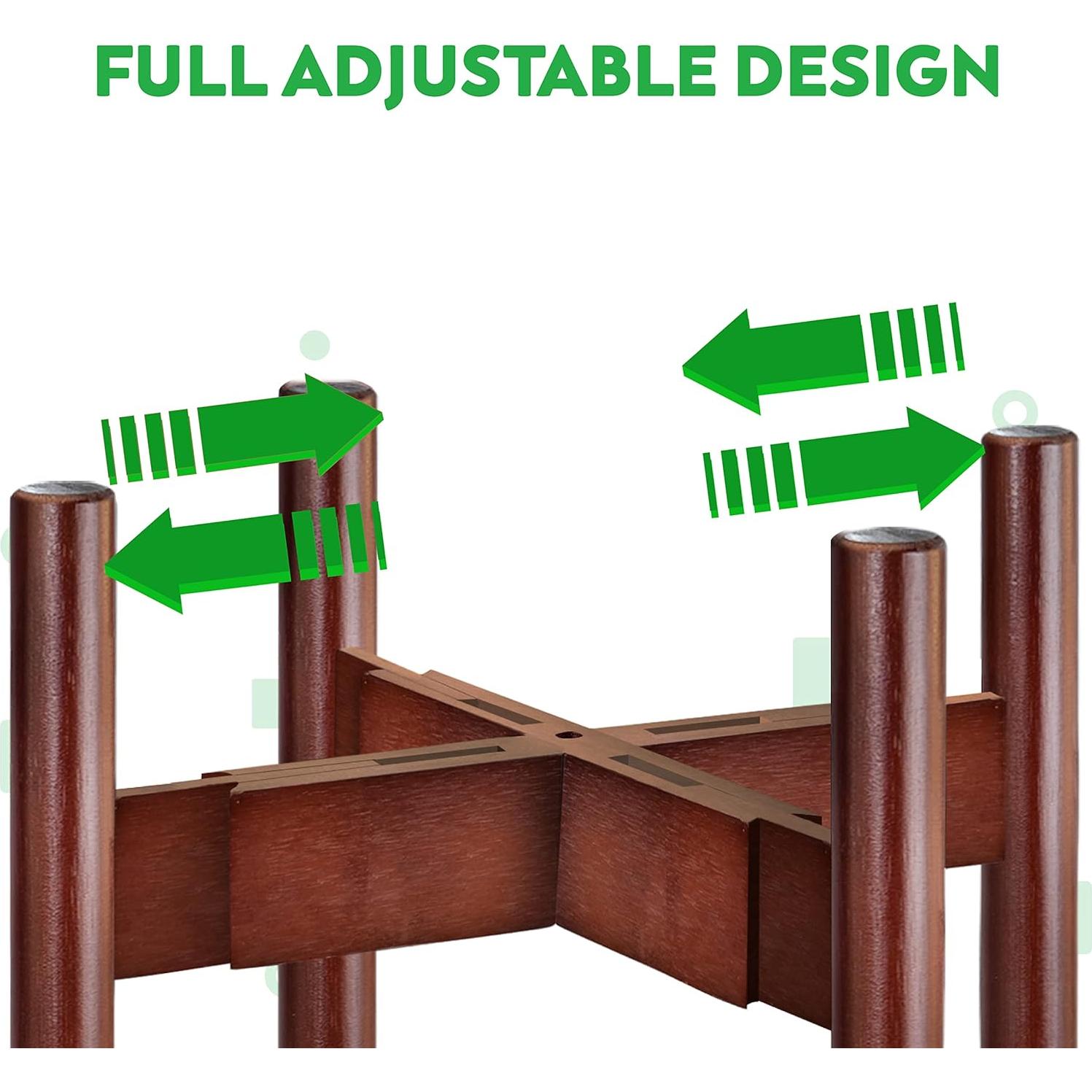 Soporte Ajustable para Dispensador de Bebidas ZPirates - Madera Oscura