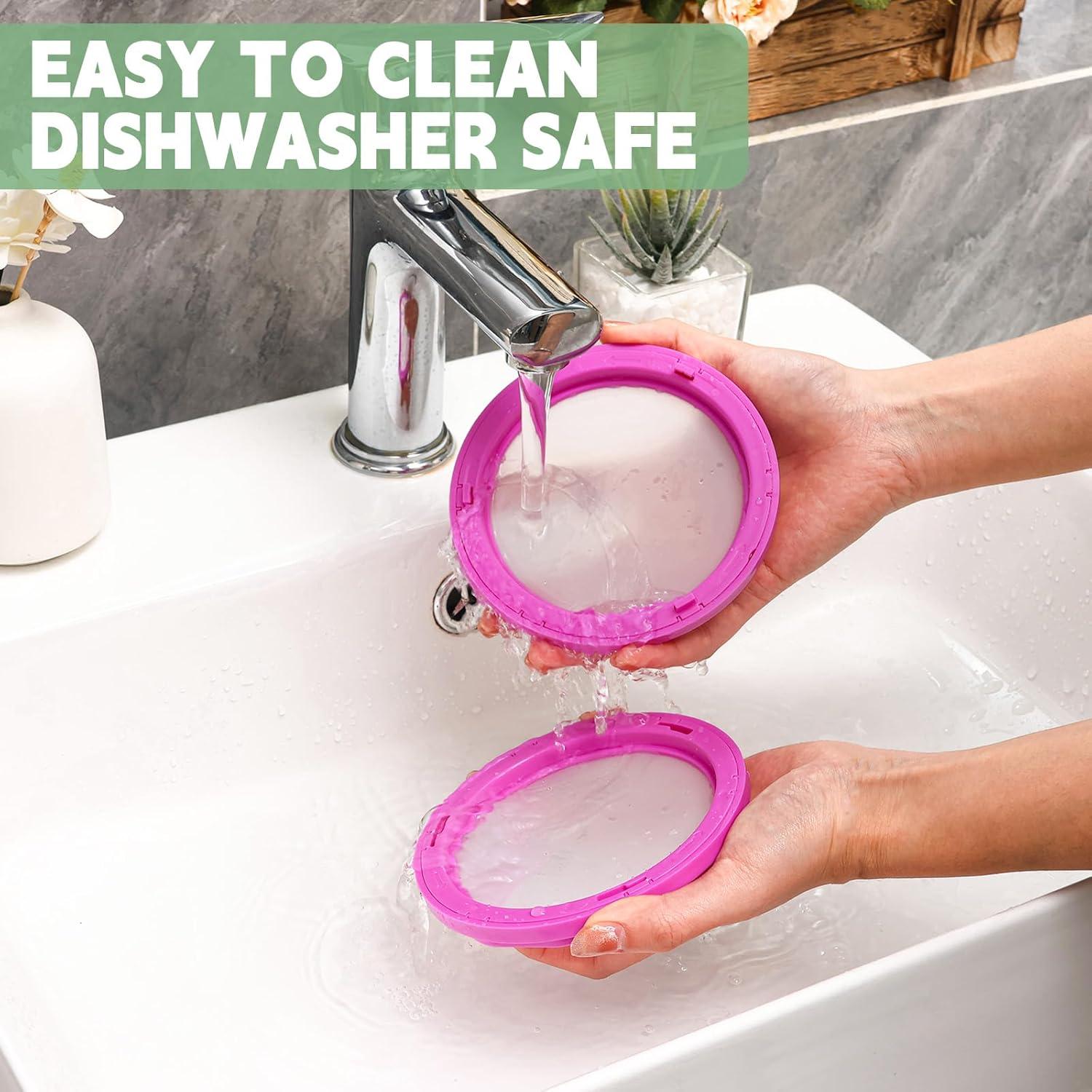 4 Contenedores de Almacenamiento de Silicona Yomarket para Frutas