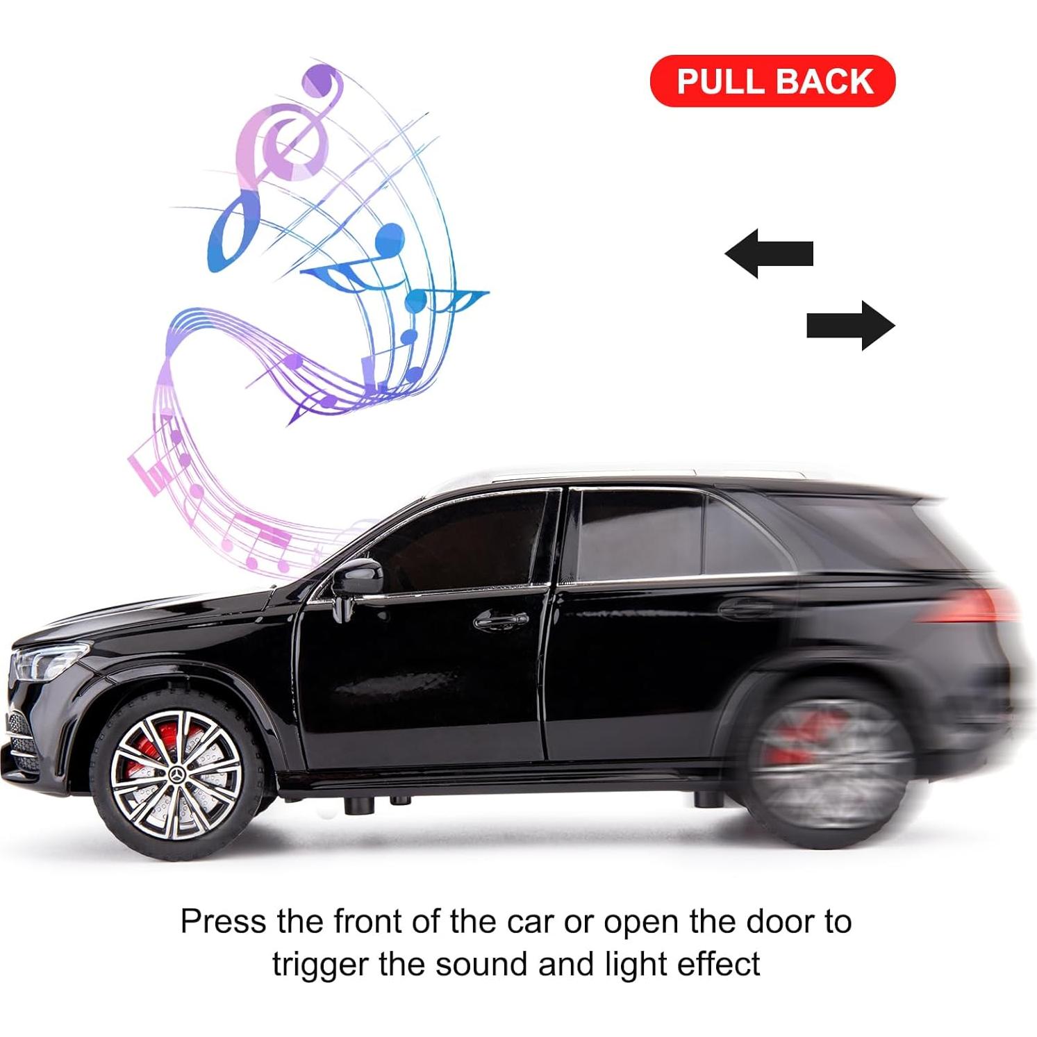 Coche de Juguete Benz GLE 350 WAKAKAC 1:24 con Sonido y Luz