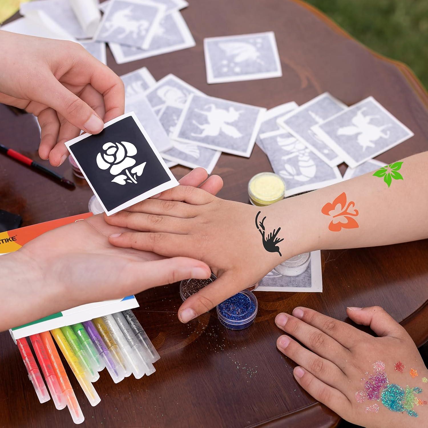 Kit de Marcadores de Tatuajes Temporales STIGMA - 12 Colores