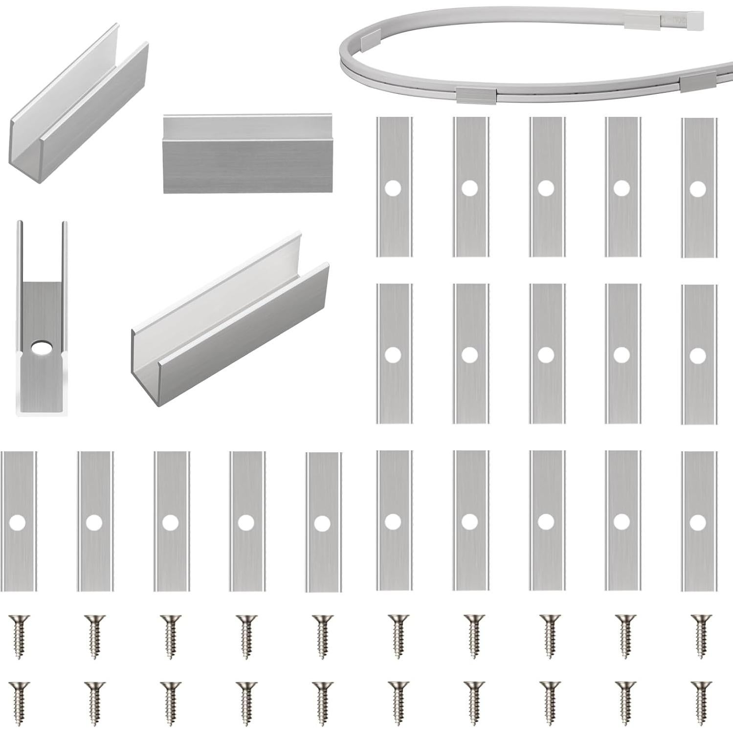 Kit de Clips de Montaje para Luces de Neón OWOFYDR 20 Piezas