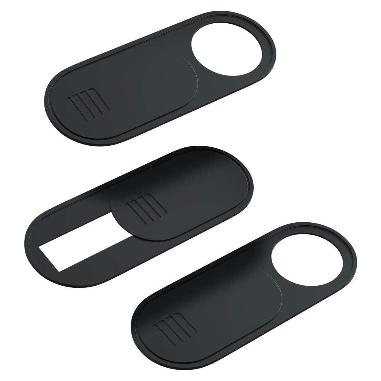 Cubierta de Cámara Deslizante HKDGYHON Negra - 3 Paquete