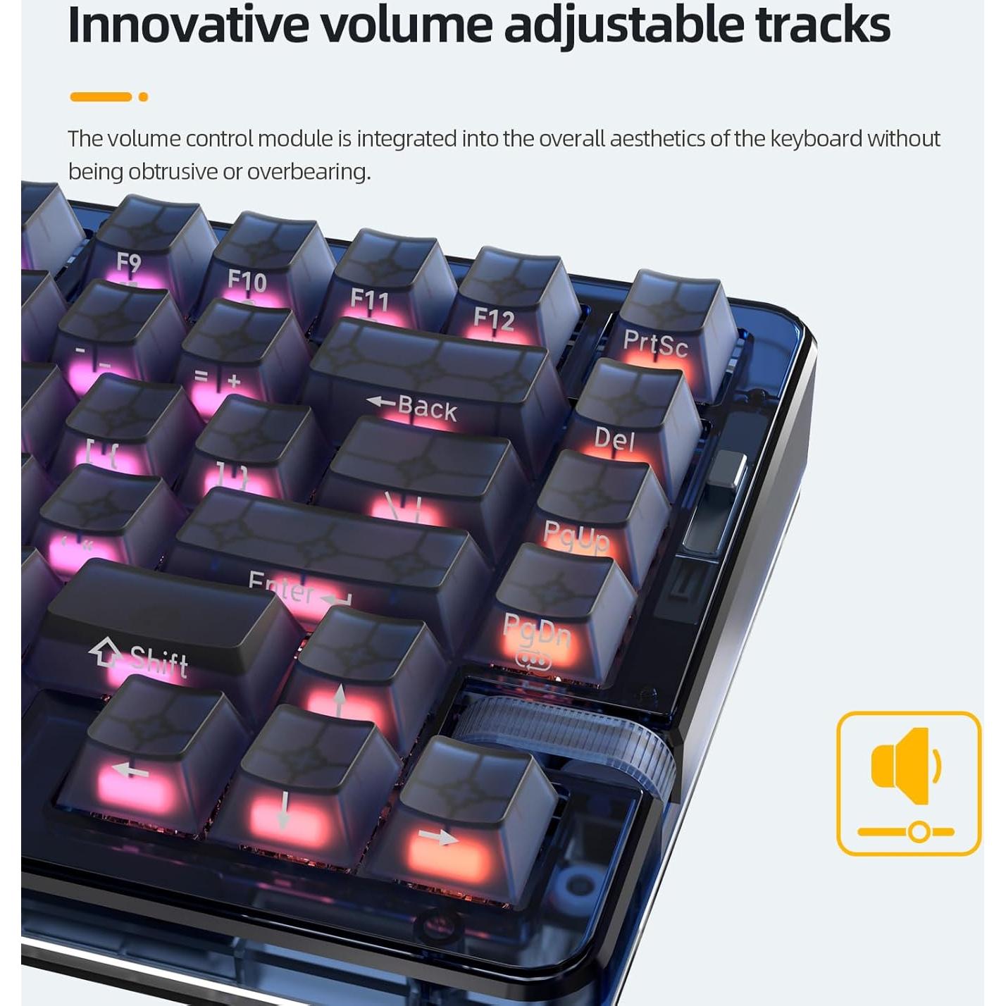 Teclado Mecánico IROK OP75 Hot Swappable 75% RGB Inalámbrico