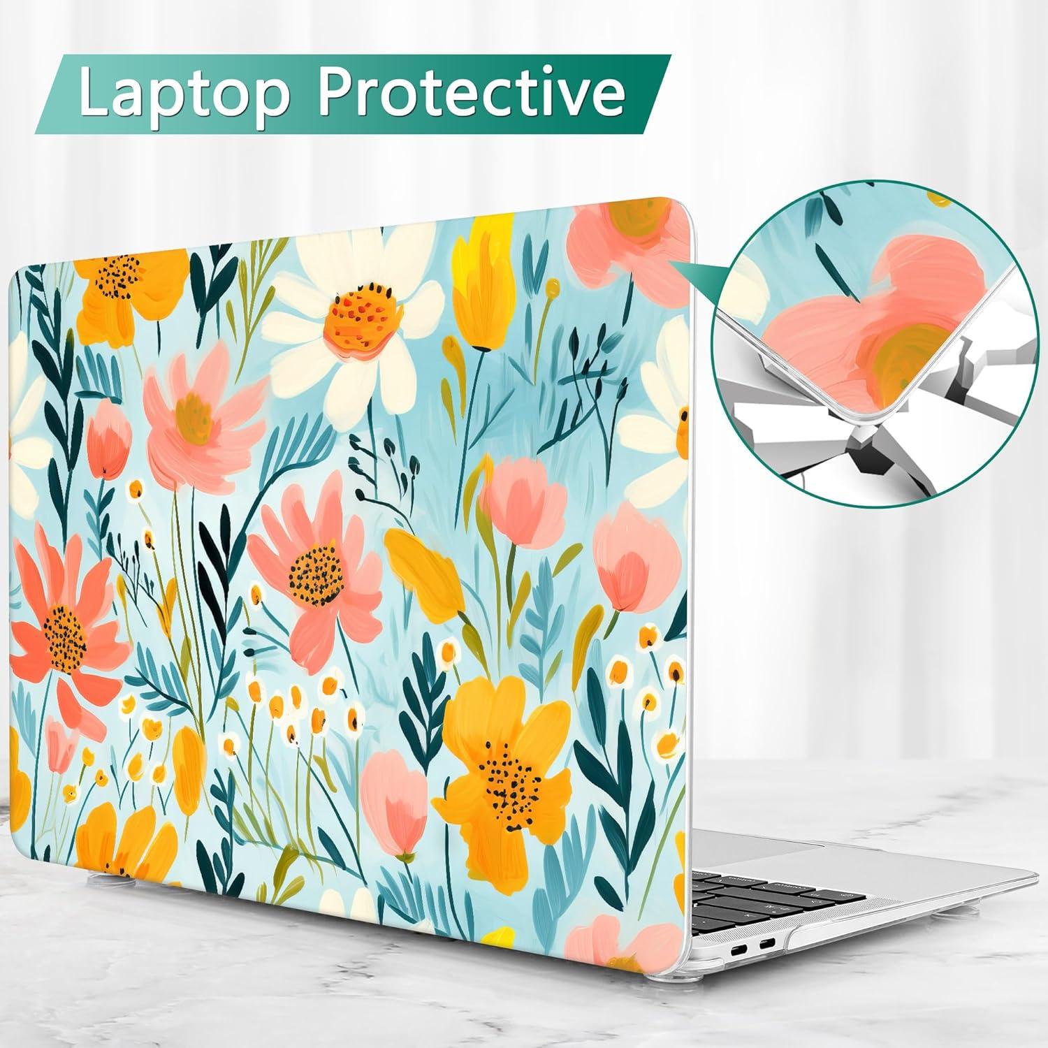 Funda Dura May Chen para MacBook Air 13" Retina 2021-2018 Floral