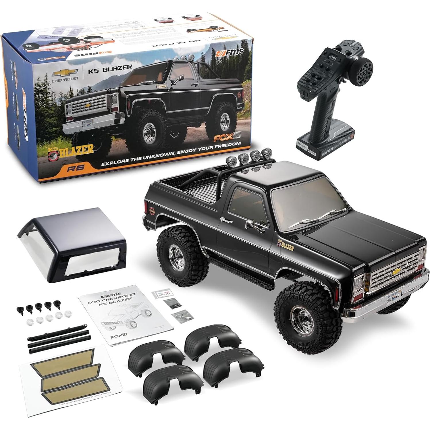 Camioneta RC FMS FCX10 Chevy K5 Blazer 1/10 Offroad 5.58kg