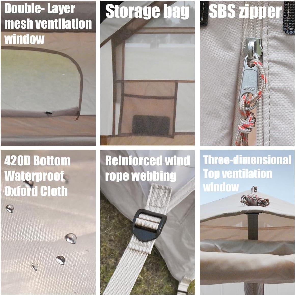 Tienda Inflable ShinHye para Camping 4 Estaciones 3.05m