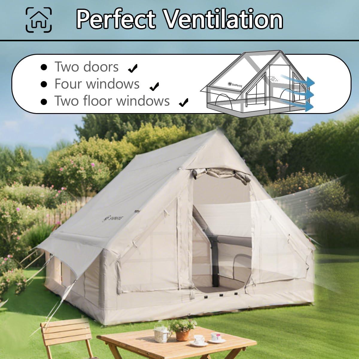 Tienda Inflable ShinHye para Camping 4 Estaciones 3.05m