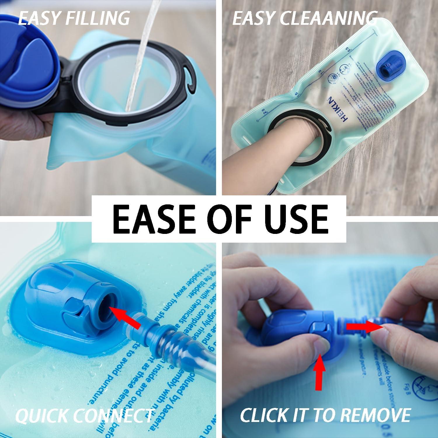 Reservorio de Hidratación HEIKLN 2L a Prueba de Fugas